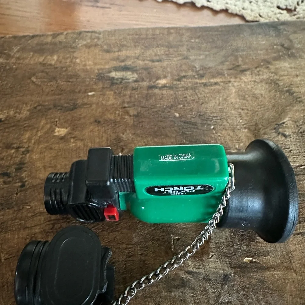 Prince Green and Black Pocket Torch